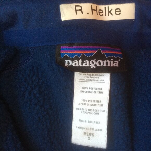 Patagonia Blue Mens Better Sweater® Vest Size Small - Picture 3 of 6